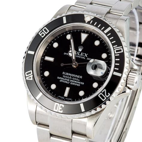 rolex submariner 16610 vs 116160|Rolex 16610t stainless submariner.